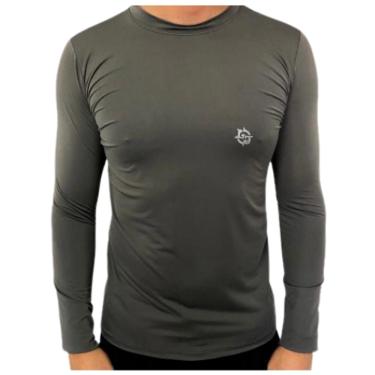 Imagem de Camisa Proteção Solar Uv Lisa Segunda Pele Proteção Uv Blusa Lisa Envio Rápido