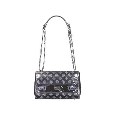 Imagem de GUESS Katey Flap Shoulder Bag Coal Logo One Size