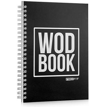 Imagem de Caderno de exercícios WODBOOK para atletas - Caderno de registro WOD - Planejador de exercícios - Diário de rastreamento de treinamento cruzado - Livro WOD | Faixa 200 WODs + 130 Referências + Registros Pessoais | 140 Páginas | Encadernação de arame