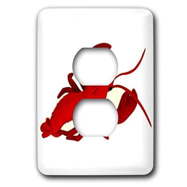 Imagem de 3dRose Tampa de tomada de 2 plugues Lagosta lsp_1296_6