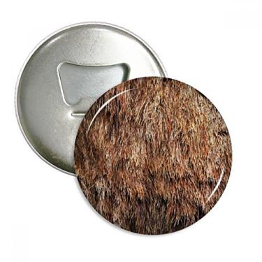 Imagem de Design abstrato pena de urso abridor de garrafas ímã de geladeira emblema multifuncional