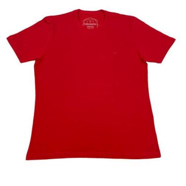Imagem de Camiseta Masc Básica Puramania Slim Gola Redonda Vermelho 5007.97.5000