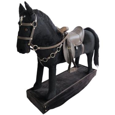 Imagem de Cavalinho De Balanço Super Luxo Tam Grande 80Cm