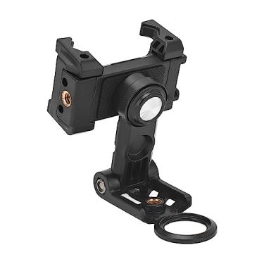 Imagem de Adaptador Universal de Suporte para Montagem de Celular para Tripés ou Suportes Com Portas Rosqueadas Padrão de 1/4 de Polegada, Rotação Em 360°, Expansível, Disparo Horizontal e