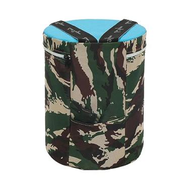 Imagem de Ioensy Banqueta de jardinagem vestível almofada de jardinagem cadeira de banco assento de cadeira redonda cadeira de pesca ao ar livre assento de trabalho, 32 cm