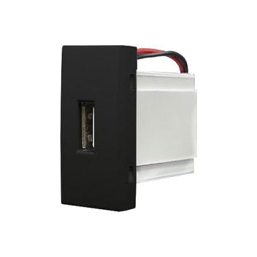 Imagem de 1 Módulo USB 2A Preto Ébano Inova Pro Class Alumbra