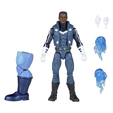 Imagem de Boneco Marvel Legends Series Build-a-Figure, Figura 15 cm e Acessórios - Marvel - F4792 - Hasbro, Azul, branco e preto