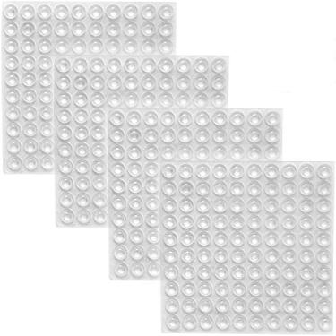 Imagem de Pára-choques de gaveta, para-choques, pés de borracha autoadesivos, pequenos botões para móveis, mesa, laptop, 400 peças