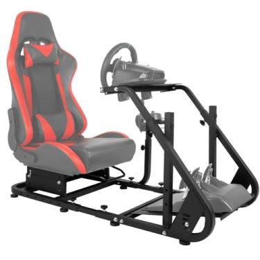 Imagem de Minneer Adapt TV Stand Racing Simulator Cockpit Fit for G29/G920/G923/T248/T300/TS/TX Reinforced Gaming Steering Wheel Mount Expandable (Seat, Wheel, Pedal, Handbrake Not Included