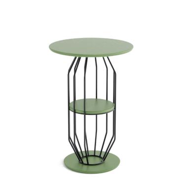 Imagem de Mesa De Canto Lateral Redonda Moderno Decorativo