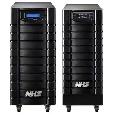 Imagem de Nobreak NHS Laser Senoidal 3300VA EXT E.Bivolt / S.220V ou 120V (jumper externo) / estacionaria 3 x 45Ah / ENG / USB + Mod Bat 6 x 45Ah - 91.D0.033453