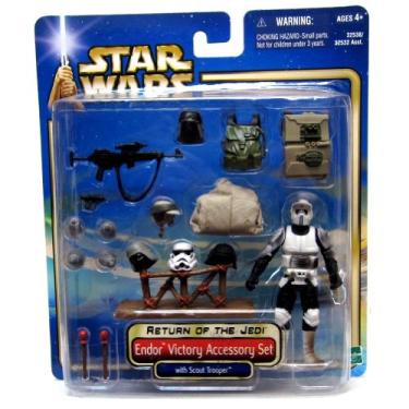 Imagem de Star Wars Blue Saga - Endor Victory Accessory Set with Scout Trooper