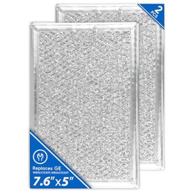 Imagem de Substituição do filtro de micro-ondas, filtro de graxa de micro-ondas para GE WB06X10309, WB06X10359, WB06X10654, também serve para muitos LG, Kenmore substituição de filtro de ventilação de