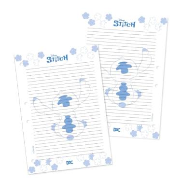 Imagem de DAC - Refil de Folhas para Fichário Colegial (pequeno) com 96 folhas Decoradas Stitch