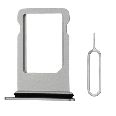 Imagem de Tray Bandeja Gaveta Slot Suporte Sim Chip Iphone 8 (4.7") - PRATA - Perfeito!