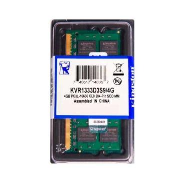 Imagem de Memória RAM ValueRAM 4GB 1 Kingston KVR1333D3S9/4G