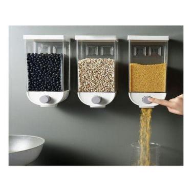 Imagem de Dispenser de Grãos e Cereais de Parede - Solução Inteligente para Cozi
