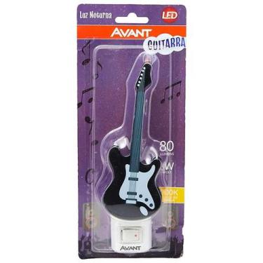 Imagem de Luminária Luz Noturna Led de Tomada Guitarra 3000K - Avant