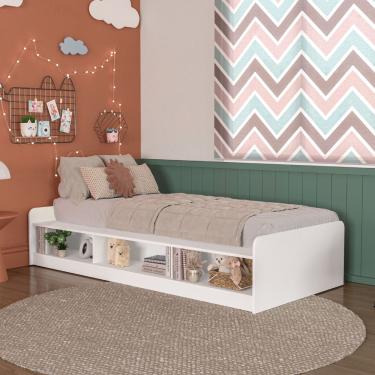 Imagem de Cama Infantil Solteiro Dora 90,5cm Politorno - Branco