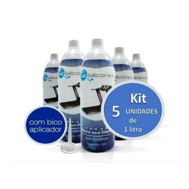 Imagem de 5 Unid Jac Silicone Lubrificante 1 L Puro Próprio Esteira