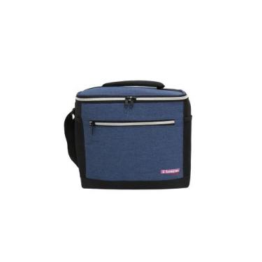 Imagem de Bolsa térmica sanremo 12 litros lancheira passeio academia, Azul claro