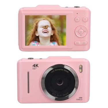 Imagem de Câmera Digital Bolso 4K, Câmera Digital Portátil Com Zoom Digital 48 MP e Zoom 16X Com Tela IPS HD 2,8 Polegadas, Câmera Vídeo Compacta para Viagens, Vlogging, Reuniões,