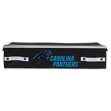 Imagem de Franklin Sports Compartimentos de armazenamento sob a cama NFL Carolina Panthers - Grande