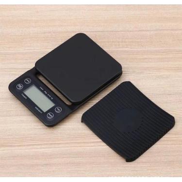 Imagem de Balança Digital Café 3.0kg / 0.1g C/ Cronômetro P/ Barista - RALEO