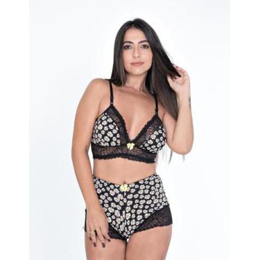 Imagem de Conjunto Baby Doll Kit C/ 5 Estampado - Top Show Modas, M, Estampado