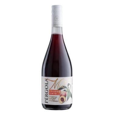 Imagem de Suco Cooler De Pêssego Com Vinho Tinto Suave Pérgola 750mL