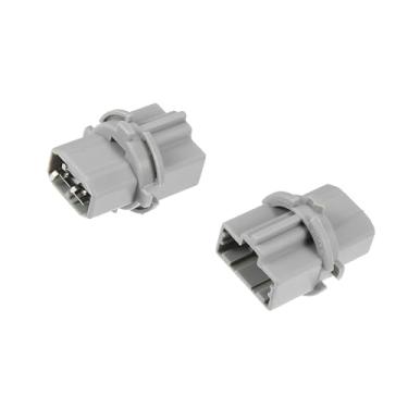 Imagem de Hihaha NO. 33515S50003 Soquete de lâmpada de freio de luz traseira para Honda Accord Civic Apto para Acura/Luzes de seta de seta Suporte de plugue de chicote de fios Soquete de lâmpada/Durável / 2 peças