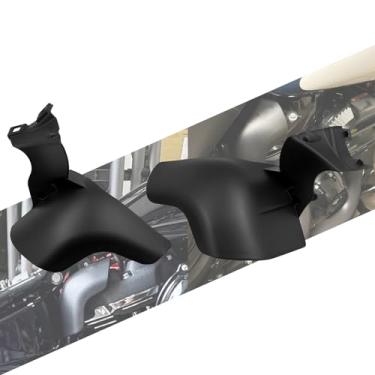 Imagem de HCmotorku Escudo térmico de defletor de ar de quadro médio de motocicleta adequado para Harley Softail Breakout Street Bob Fat Bob Low Rider FXBR 2018-2024 Preto