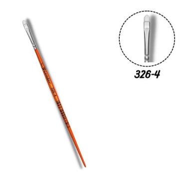 Imagem de Pincel Condor 326-04 Língua de Gato Sintético Cabo Curto