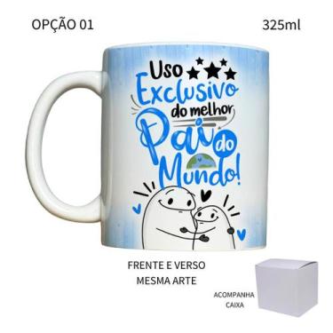 Imagem de Caneca 325ml Flork V2 Uso Exclusivo Do Melhor Pai Do Mundo! - LARANJA 