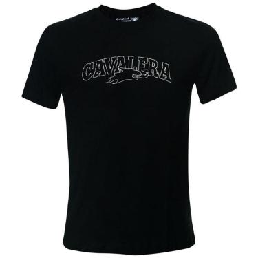Imagem de Camiseta Cavalera Indie College Eagle Preta Masculina-Masculino