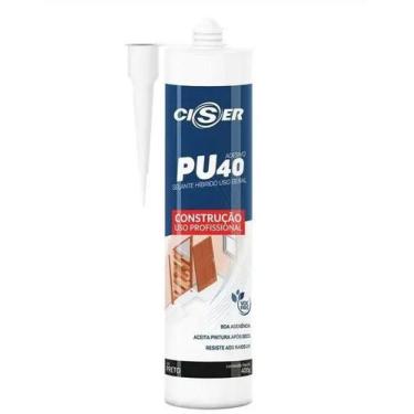 Imagem de Silicone Adesivo Selante PU40 Ciser Profissional 400g, Preto