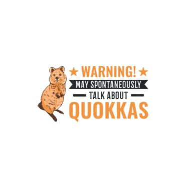 Imagem de Quokka Notebook: Warning May Spontaneously Talk About Quokkas / 6X9 Inches / 120 Ruled Sites
