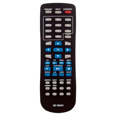 Imagem de SE-R0301 Controle remoto de substituição de DVD compatível com Toshiba DVD Player SD-K790KU SD-4100KU SD-4300 SD-4300KU SD-K780KU SD-4100 SD-4200 SD-4200KC SD-4200KU SD-K780 SD-4200KC 3300 K U