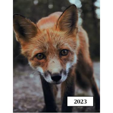 Imagem de 2023: Agenda semainier au format A4 - Année civile (Janvier à Décembre 2023) - Intervalles d'1h (7h-22h) - Contacts, jours fériés, mots de passe, ... - Une semaine sur deux pages