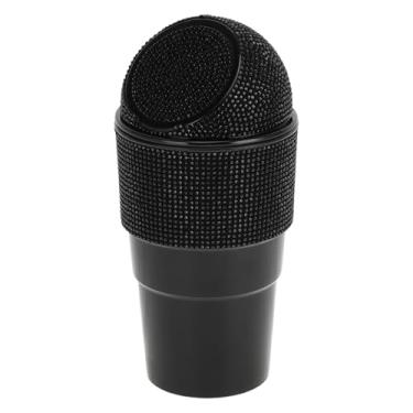 Imagem de TUCKBOLD Caixote de lixo portátil para carro assentos dianteiros caixote do lixo preto 1 peça 9,9 cm comprimento 7,1 cm largura 20 cm altura plástico