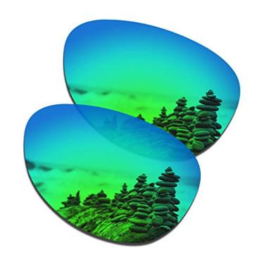 Imagem de SmartVLT Lentes de substituição verde-esmeralda masculinas para óculos de sol Oakley Elmont M OO4119