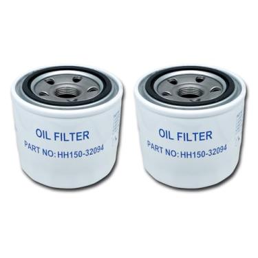 Imagem de Filtros de óleo HH150-32094 compatíveis com Kubota BX2200D BX22D BX23D B20 B21 B26 ZD1211 ZD1211 ZD25 ZD28 ZD326 ZD331 ZG327 B5100 B52000 Tratores B6100 B6200 B7100 B7200 - Pacote com 2