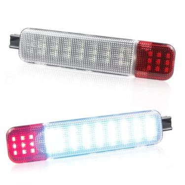 Imagem de NDRUSH Painel de luz de porta interior de LED Luz de cortesia Conjunto de luzes de degrau azul gelo compatível com Silverado/Sierra 1500 Yukon 1995-1999 C1500 C2500 C3500 2001-2006 3500 2500HD