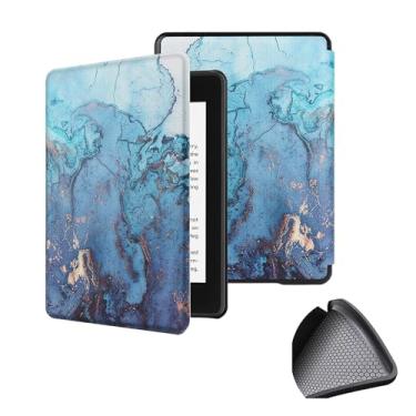 Imagem de GUKSRASO Capa para 7" Kindle Paperwhite 12th Generation 2024 & Kindle Colorsoft Signature Edition 2024, PU e TPU Soft Tampa Traseira Tampa de Casca Protetora com Despertar/sono Automático