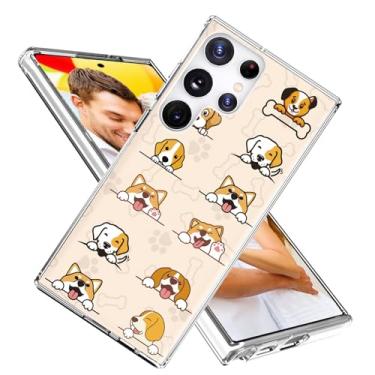 Imagem de ARTIOSIT Capa para Galaxy S24 Ultra, capa para Samsung S24 Ultra para meninas, mulheres, homens, à prova de choque, fina, macia, TPU, transparente, capa protetora para celular para S24 Ultra, desenho