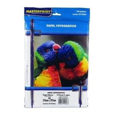 Imagem de Papel Glossy A4 c/ 50 folhas - MasterPrint
