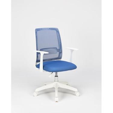 Imagem de Cadeira Mint Branca com apoia lombar regulavel e apoia casaco - Rossi Cadeiras