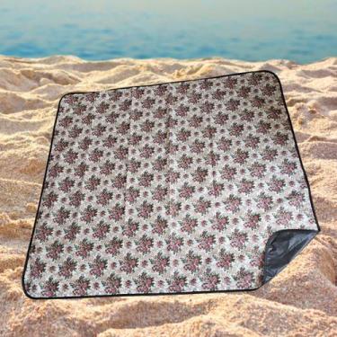 Imagem de Esteira Casal para Praia/Piscina/Resort IMPERMEÁVEL, Dobrável e Seca R