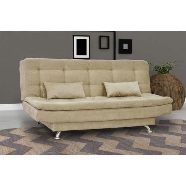 Imagem de Sofá Cama Salomé Suede Bege Claro B251 – Matrix