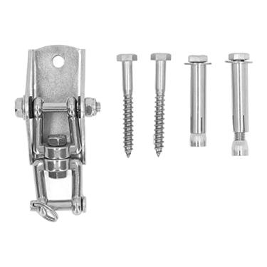 Imagem de 360 ° Kit de Penduramento de Rede Giratória, Cabides de Balanço Pesado Os Ganchos de Giro de Aço Inoxidável